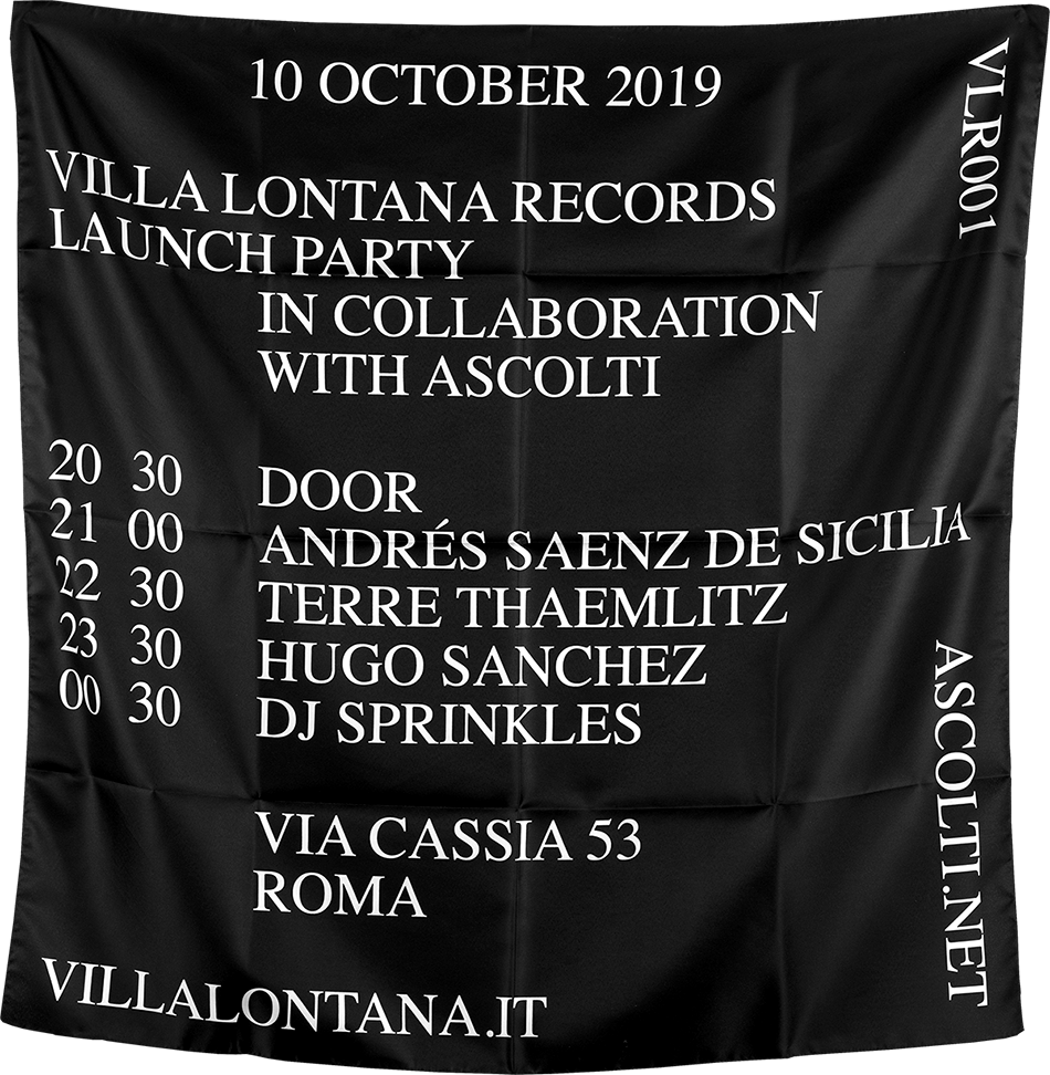 FOULARD VILLA LONTANA RECORDS